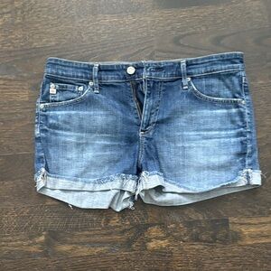 AG Adriano Goldschmied Classic Blue Jean Shorts
